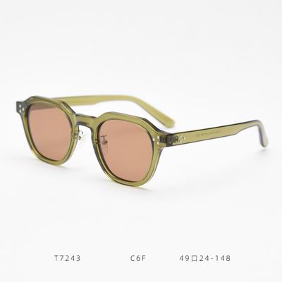 TR90 polarized sunglasses for men and women, internet celebrities, plain face street photos, retro sunglasses