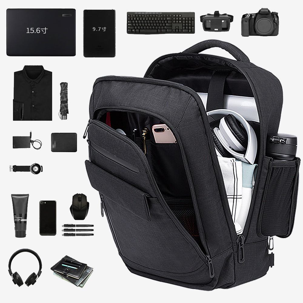 New Backpack Men's Waterproof Travel Casual Backpack Multi-compartment Large Capacity Men's Bag