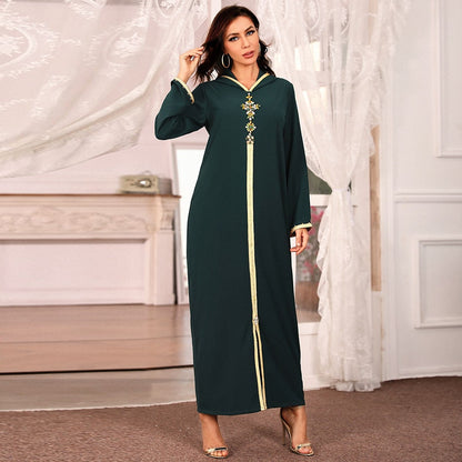 Caftan Marocain Abaya Dubai Turkey Islam Kaftan Muslim Hijab Dress African Dresses For Women Robe Arabe Musulman Djellaba Femme