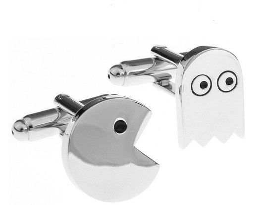 Cute Pacman Design Cufflinks