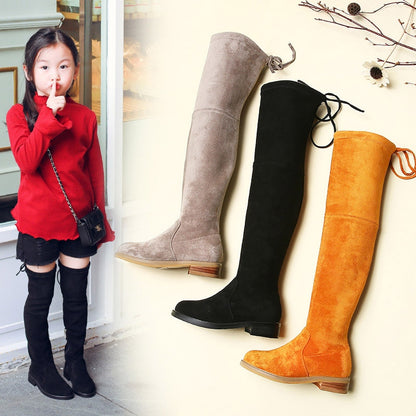 Children Over Knee Boots Girl Shoes Knee Fashion Children Boots Autumn And Winter Princess Girls Boots