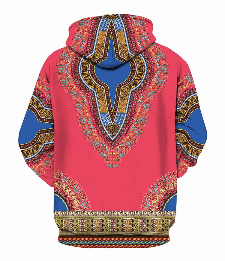Spring Autumn African Dashiki Print Hoodie Pullover Men Women Casual 3D Hoodies Sweatshirts Men Hip Hop Hoody Tracksuit Moletons
