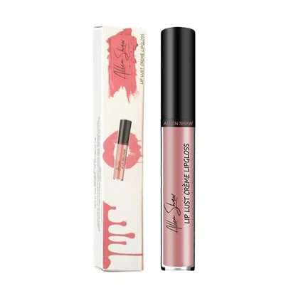 Nude Shiny Liquid Lip Glaze Matte Glitter Shimmer Moisturizing Lip Gloss Long-lasting Lipstick