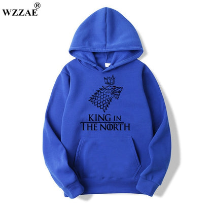 Game of Thrones Wolf hoodies Poleron Hombre Fashion Streetwear Cotton Sweatshirt Pullover Men women Hoodie Sweat mens Hoodies