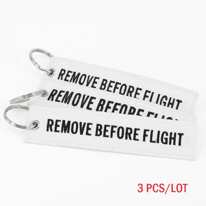 Remove Before Flight Aviation Gifts Key Tag Key Chain