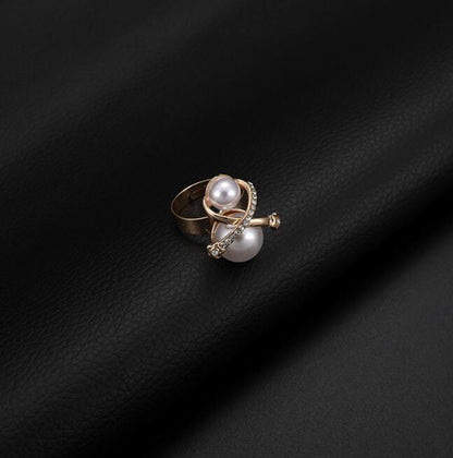 Imitation Pearl Wedding necklace earring set Bridal jewelry set