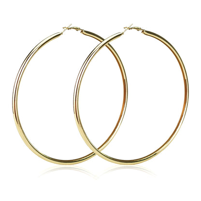 New Exaggerated Fashion Jewelry Large Hoop Earrings 120mm Diameter Large Hoop Earrings Accessories
