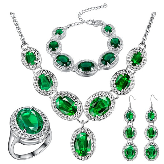 925 Sterling Silver Wedding Jewelry Sets