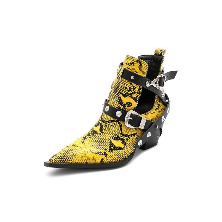 Motorcycle Western Cowboy Boots