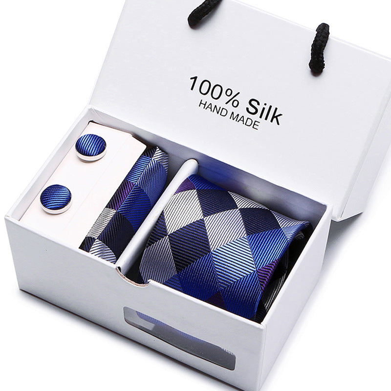 Men's Tie Spot Gift Box 5 Pcs Suit Group Tie Business Formal Wedding Tie