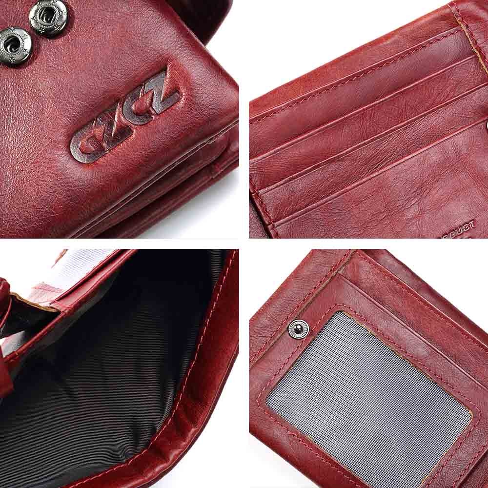 GZCZ Genuine Leather Women Wallet Purse Female Luxury Cow Leather Business Women's Handbag Genuine Leather Pouch