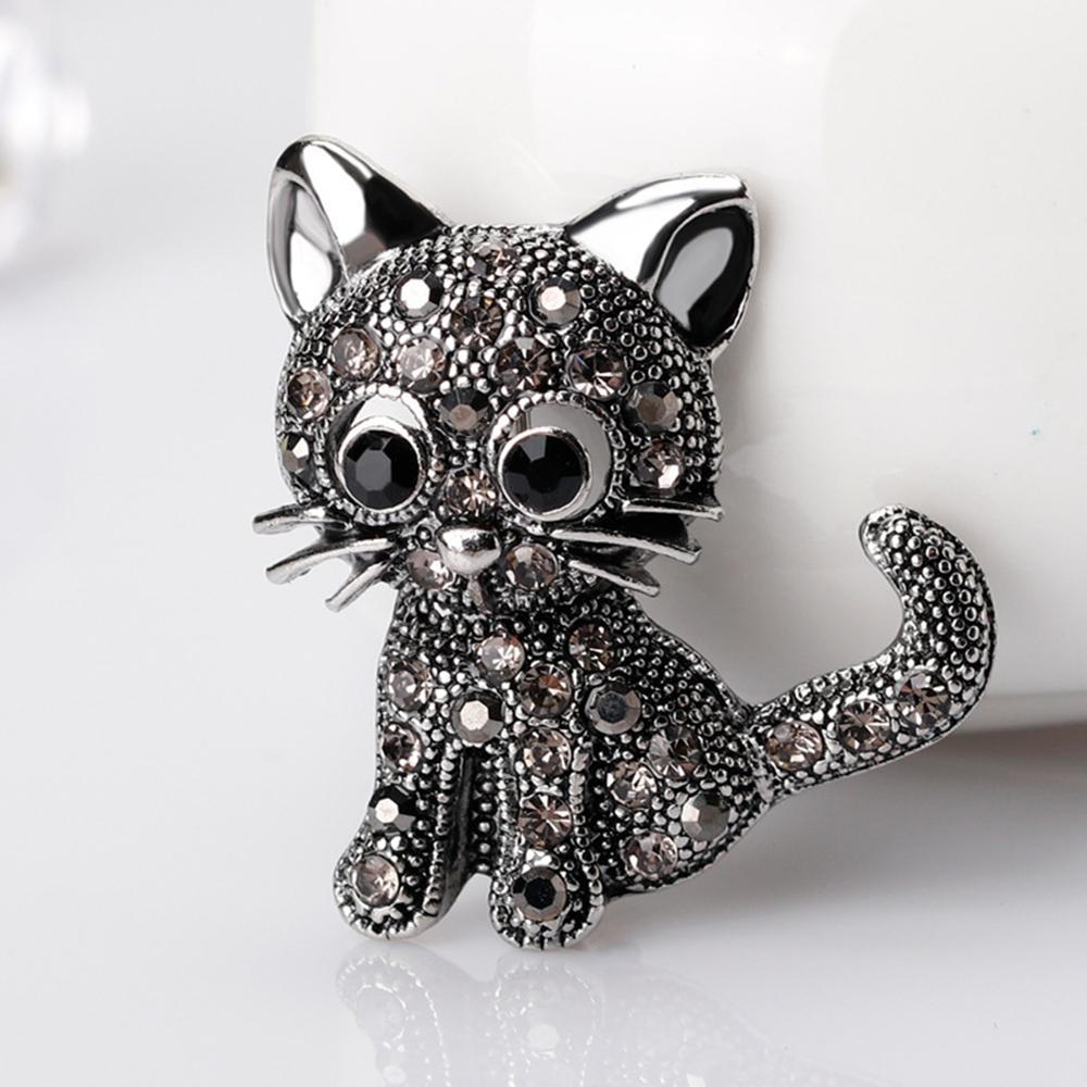 Vintage Cat Pin Brooches