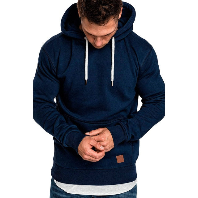 sweatshirt men  NEW hoodies brand male long sleeve solid hoodie big size