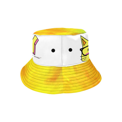 Bully-Proof Da Nerd Kat Slay Unisex Summer Bucket Hat