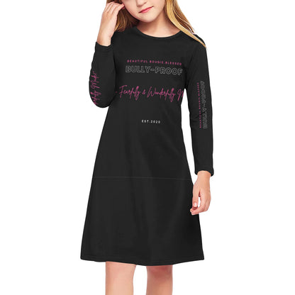 Bully-Proof Girls' Long Sleeve Dress (D59)