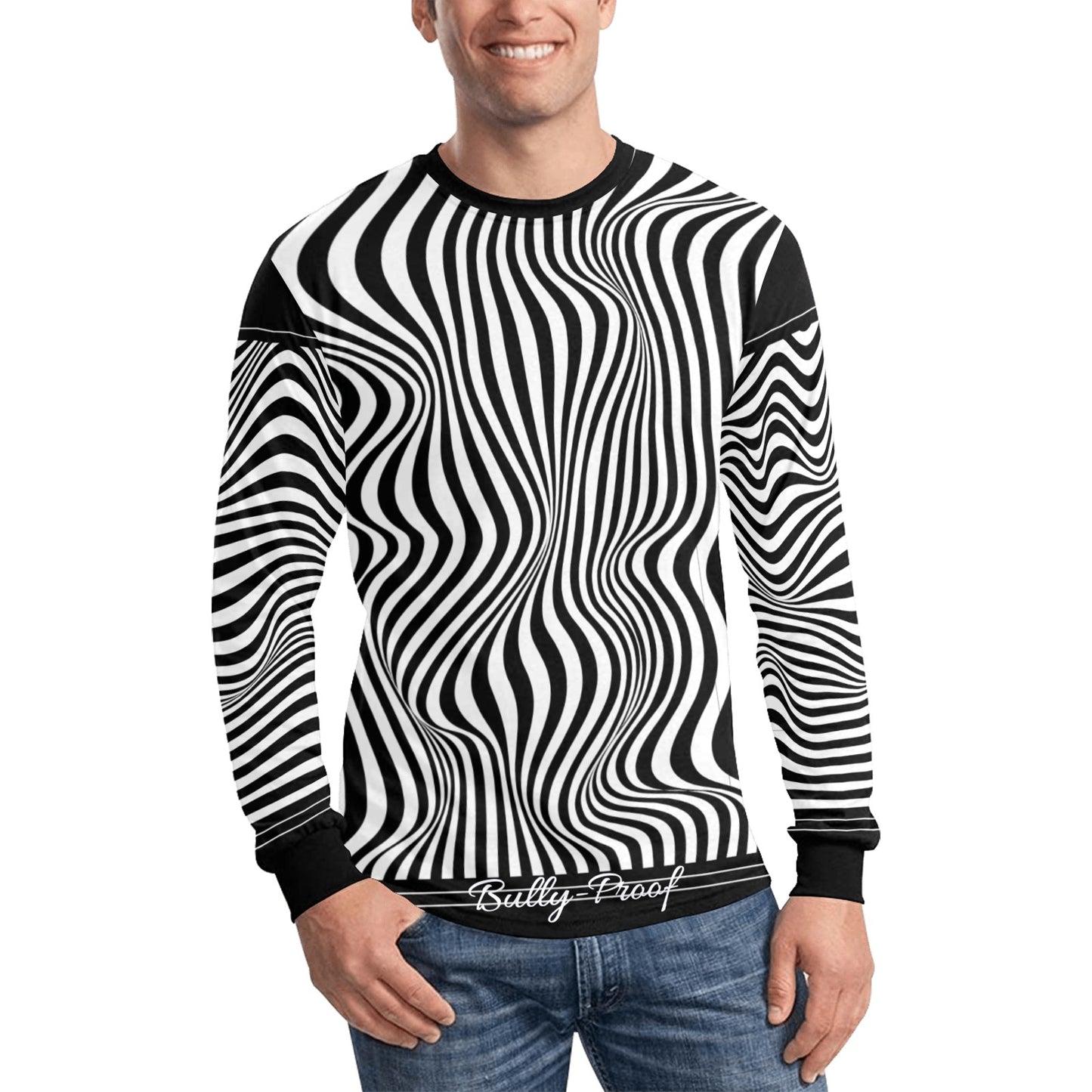 Bully-Proof Off Da Grid Men's Long Sleeve T-shirt(ModelT51)