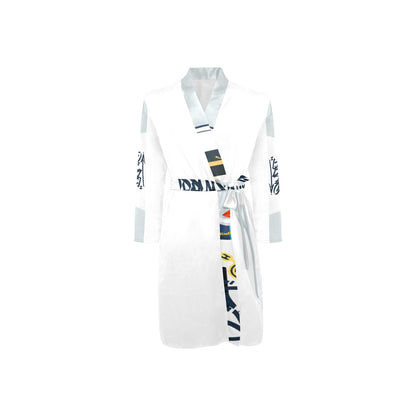 Men's Long Sleeve Belted Night Robe (H56)